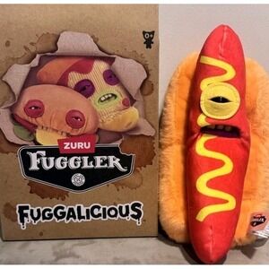 Fuggler Fuggalicious HOT DOG Funny Ugly Monster 9" Collectible Exclusive Plush